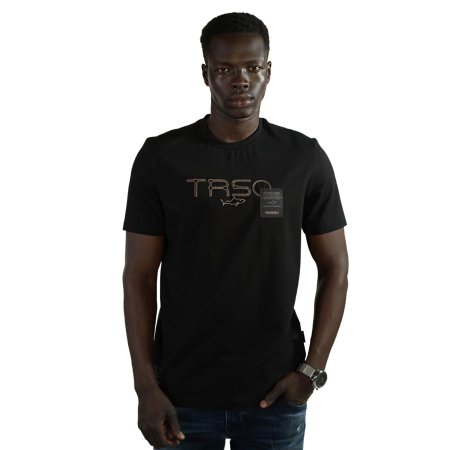 TRESQUALI EN S/S C Tee Black